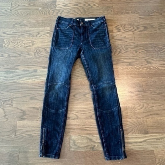 Pilcro & the Letterpress High-rise dennin legging Jeans with Patch Pockets - Picture 1 of 11